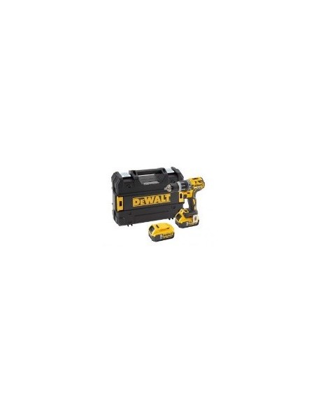 Taladro Percutor sin escobillas 18V 13mm + 2Baterías  DeWALT