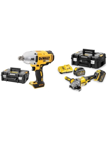 KIT XR FLEXVOLT  Amoladora + Llave impacto DeWALT