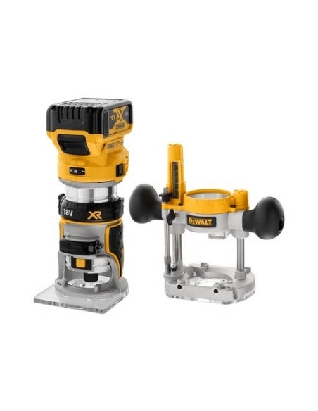 Fresadora Combo sin escobillas XR 18V LiIon DeWALT