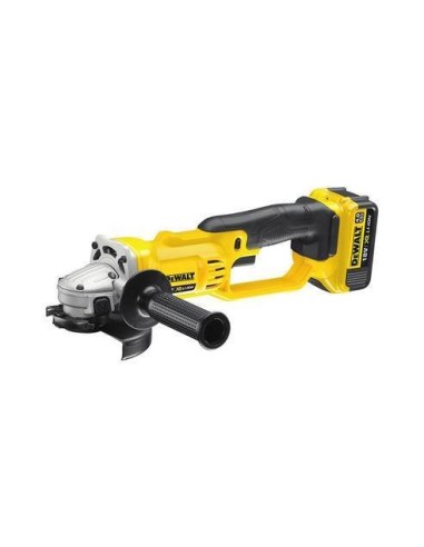 MiniAmoladora XR 18V  125mm +2Baterías 4Ah DeWALT