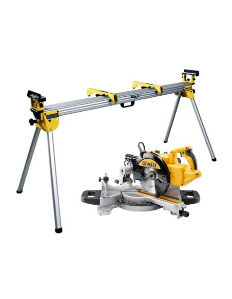 KIT XR FLEXVOLT  Ingletadora telescópica sin escobillas 1400 + Banco de trabajo DeWALT