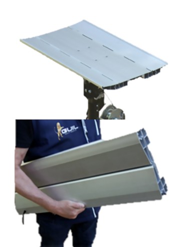 Bandeja plegable de aluminio para Elevador ELC (75x44cm) - BC-05/M