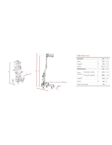 Elevador Frontal 200 kg