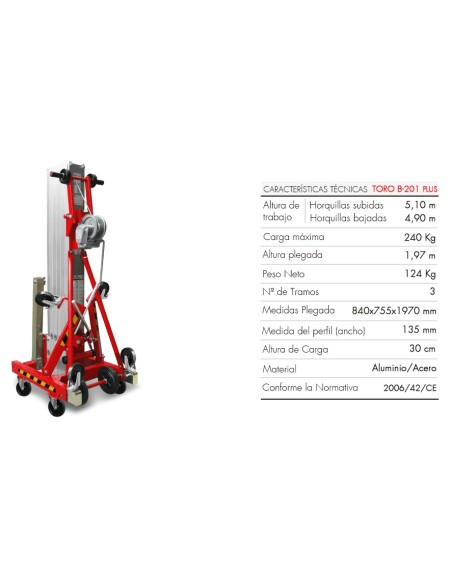 Elevador Frontal 200 kg