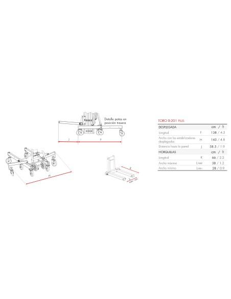 Elevador Frontal 200 kg
