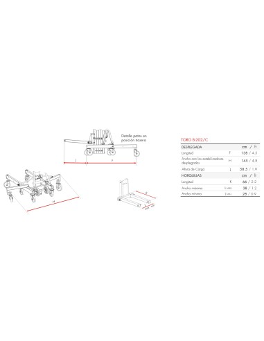 Elevador Frontal 200 kg