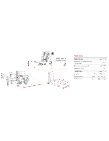 Elevador Frontal 300 kg