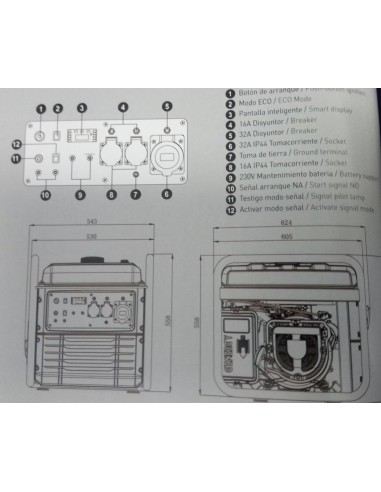 Compresor a Gasolina Cierzo 516L/M 8Bar - Genergy