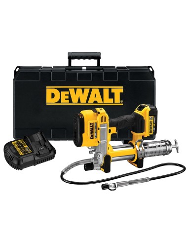 Pistola engrasadora XR 18V con 1 batería DeWALT