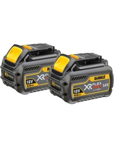 18/54V XR FLEXVOLT 6AH BATTERY X 2 DeWALT 2