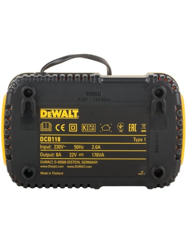 Cargador rápido XR FLEXVOLT: 54V  18V DeWALT