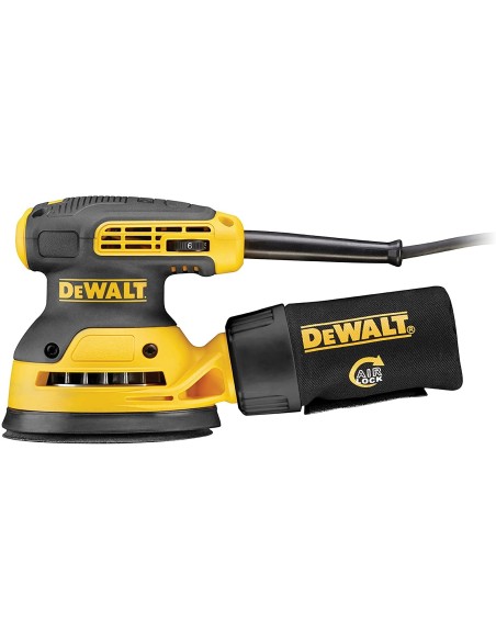 Lijadora Rotorbital 280W  Ø125mm  12.000 DeWALT