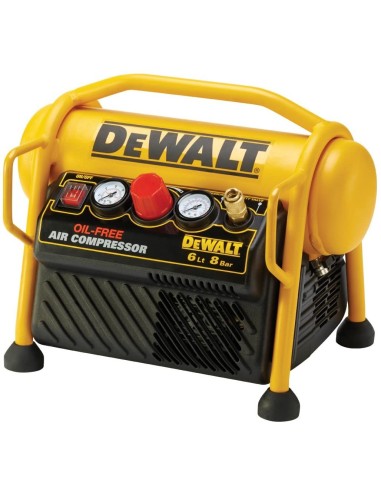 Compresor de 6L sin aceite y portátil DeWALT
