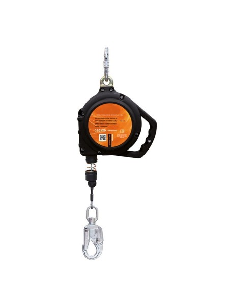 RETRÁCTIL BLOCK, retráctil vertical de cable giratorio 15 m