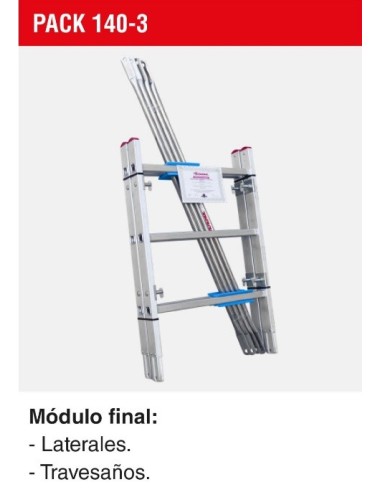Módulo final para andamio rápido 140 (Pack-140-3)