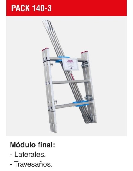 Módulo final para andamio rápido 140 (Pack-140-3)