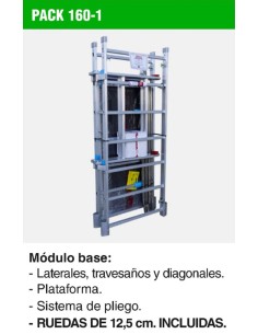 Módulo base para andamio rápido 160 (Pack-160-1) 2