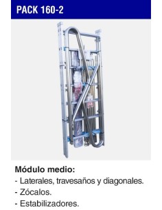 Módulo superior para andamio rápido 160 (Pack-160-3) 2