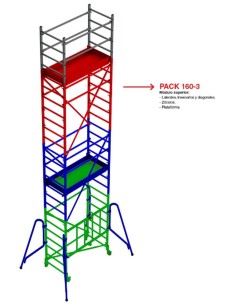 Módulo superior para andamio rápido 160 (Pack-160-3)