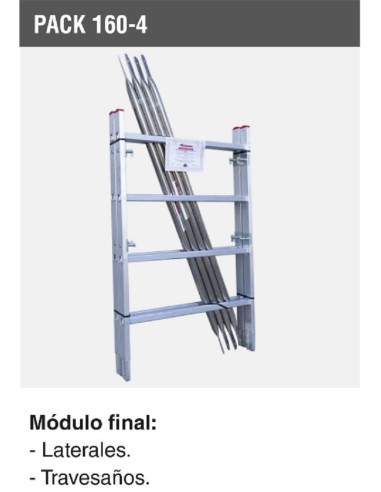 Módulo final para andamio rápido 160 (Pack-160-4)