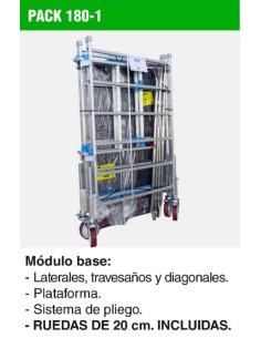 Módulo base para andamio rápido 180 (Pack-180-1) 2