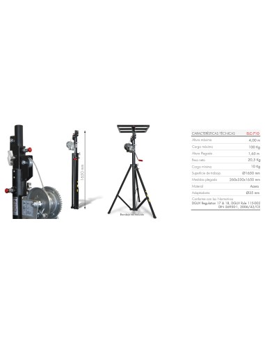 Elevador de Carga 100 Kg - ELC-710