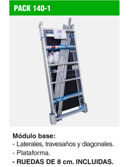 Módulo base para andamio rápido 140 (Pack-141-1)
