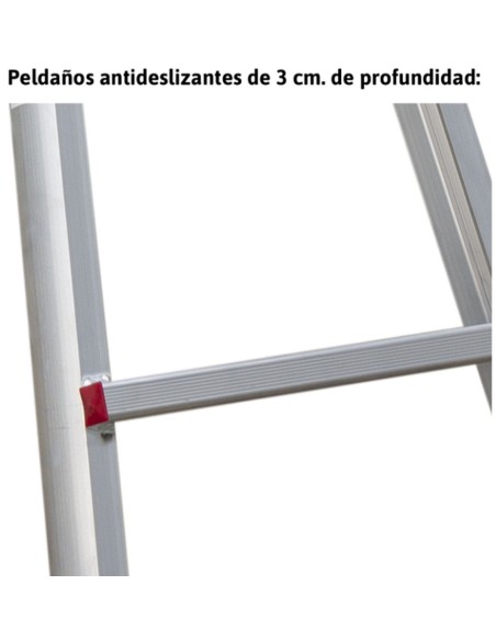 Escalera telescópica de aluminio multiusos súper profesional TELEST4