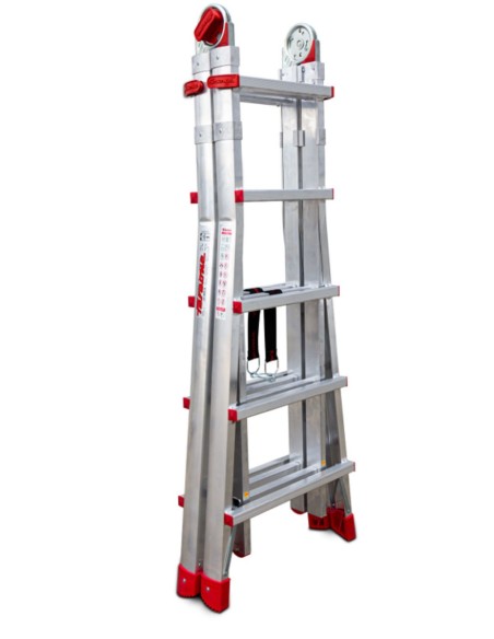 Escalera telescópica de aluminio multiusos súper profesional TELEST6