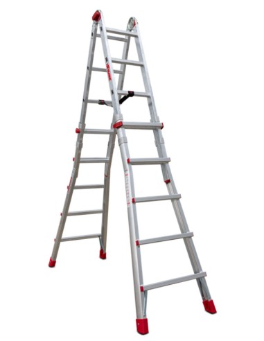 Escalera telescópica de aluminio multiusos súper profesional TELEST6