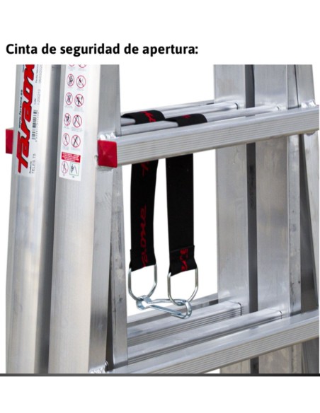 Escalera telescópica de aluminio multiusos súper profesional TELEST6