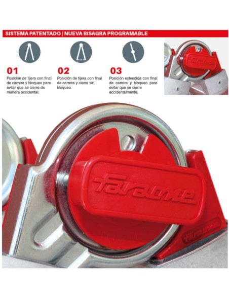 Escalera telescópica de aluminio multiusos súper profesional TELEST6