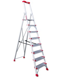 Escalera de tijera con peldaños cómodos EN948