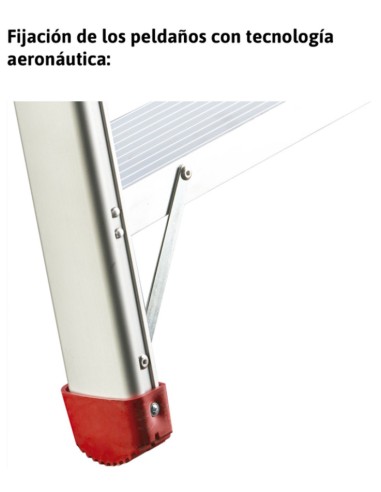 Escalera profesional con peldaños cómodos DOMUS10