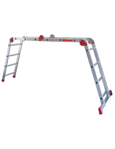 Escalera articulada multiuso en aluminio EA614