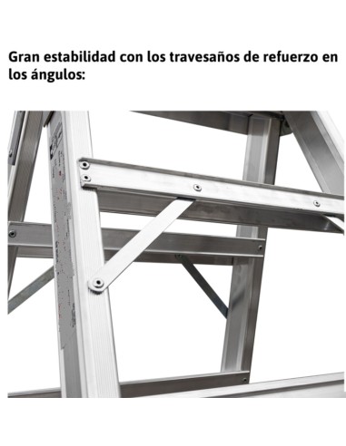 Escalera de tijera de doble subida NDS05