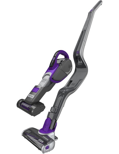 Aspirador de escoba 2en1 especial para mascotas Black+Decker