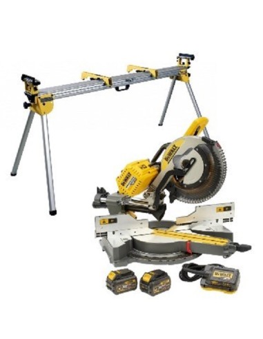 KIT XR FLEXVOLT  Ingletadora telescópica sin escobillas 108V + Banco de trabajo + Baterías DeWALT