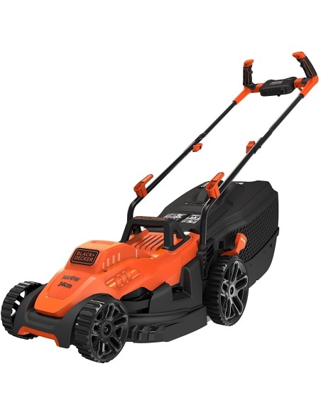 Cortacésped 1.400W 34cm con empuñadura engomada Black+Decker