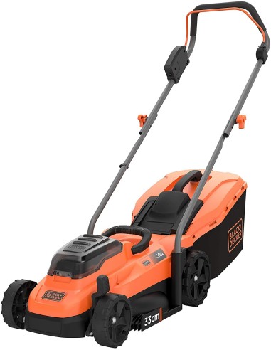 Cortacésped con 2 baterías de 18V 2,5Ah Black+Decker