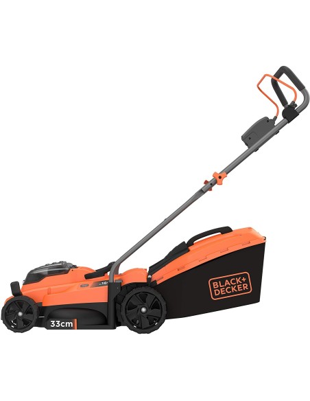 Cortacésped con 2 baterías de 18V 2,5Ah Black+Decker