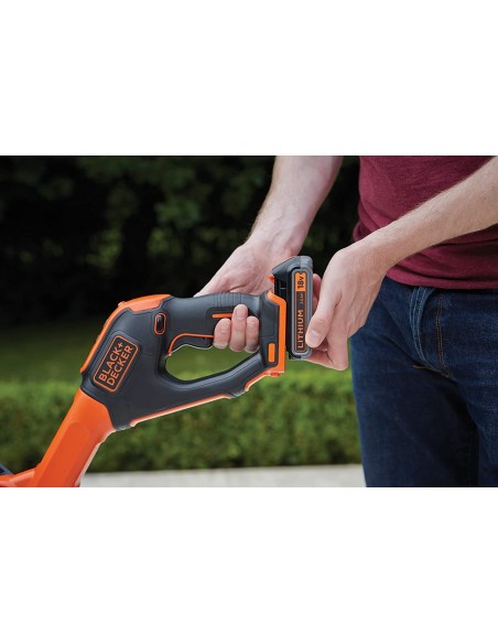 Cortabordes AFS con una batería de 18V Black+Decker
