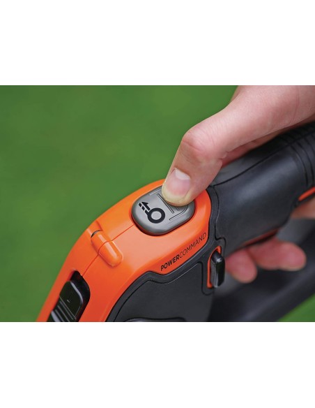 Cortabordes POWERCOMMAND Easy Feed con una batería Black+Decker