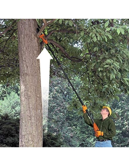 MotoSierra de pértiga con una batería de Black+Decker