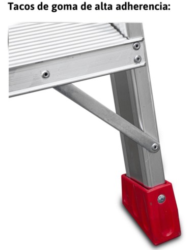 Taburete de doble subida TPAS3 3+3 Peldaños