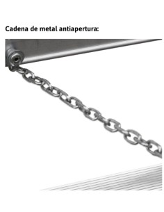 Taburete de doble subida TPAS4 4+4 Peldaños 2
