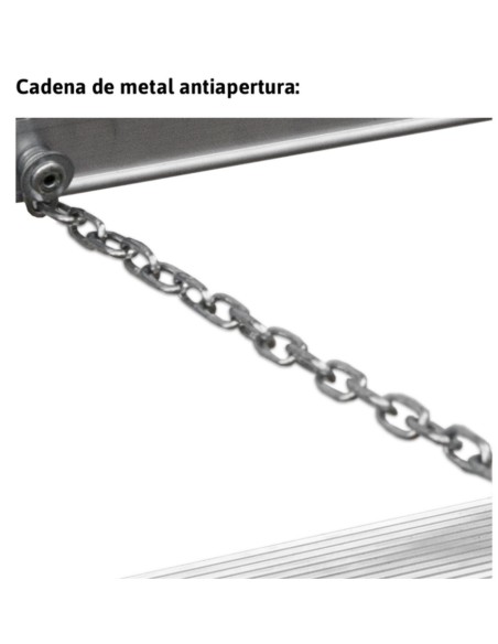 Taburete de doble subida TPAS4 4+4 Peldaños