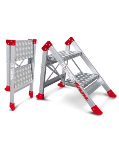 Taburete de alta seguridad en aluminio SGP2 2 Peldaños