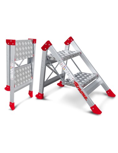 Taburete de alta seguridad en aluminio SGP2 2 Peldaños