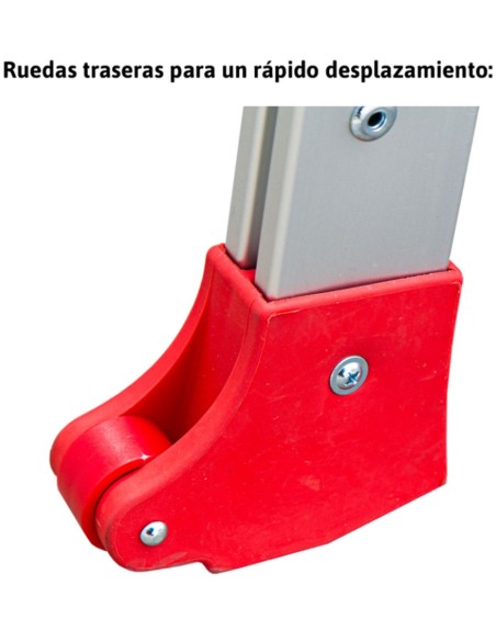 Taburete de alta seguridad en aluminio SGP2 2 Peldaños